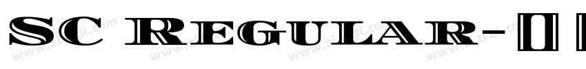 SC Regular字体转换